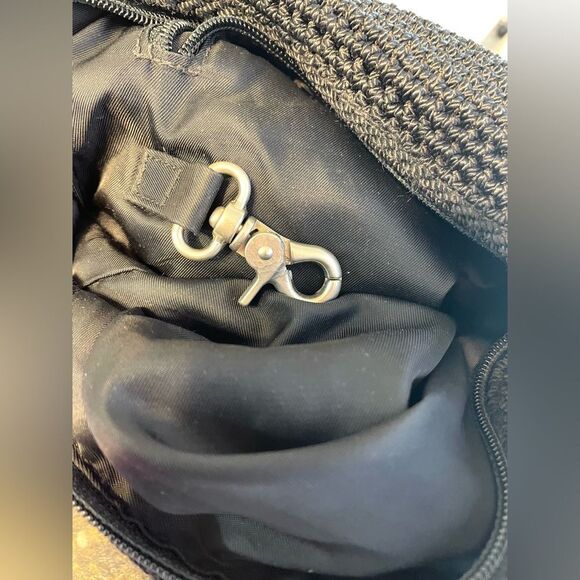 The SAK Elliott Lucca Y2K Black Crochet Shoulder Bag - Picture 6 of 7